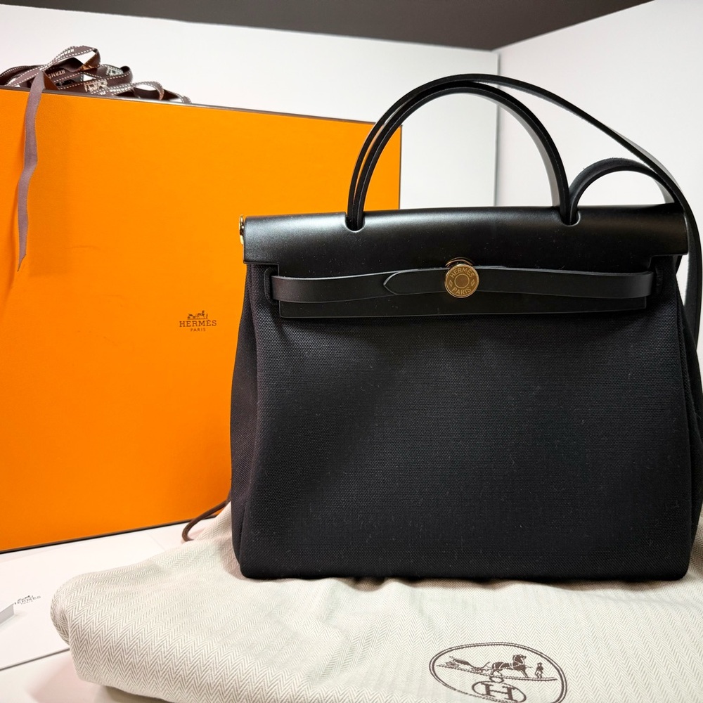 Hermes Black Shoulder Bag Used Once